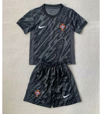 Portugal Portero Primera Equipación Niños Eurocopa 2024 Manga Corta (+ Pantalones cortos)